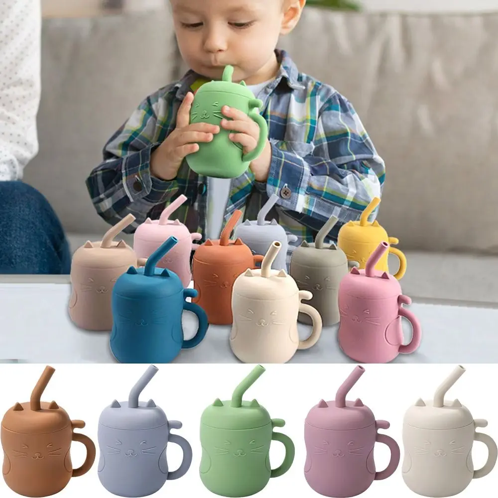 Silicone Feeding Straw Cup Leakproof BPA Free Learning Water Container Portable Non-Slip Handles Sippy Cup 12 Months+
Silicone Feeding Straw Cup Leakproof BPA Free Learning Water Container Portable Non-Slip Handles Sippy Cup 12 Months+