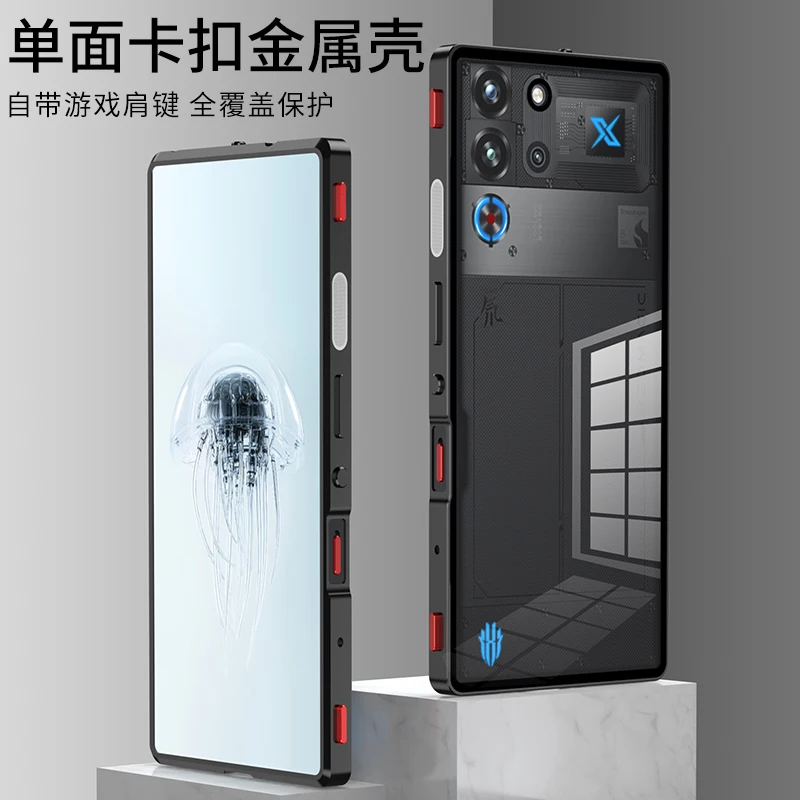 Spring Clip Case For nubia RedMagic 10 10s Pro Plus Aluminum Alloy Metal Lens Shield Full Protection Frosted 9 9S Pro Plus Cover
Spring Clip Case For nubia RedMagic 10 10s Pro Plus Aluminum Alloy Metal Lens Shield Full Protection Frosted 9 9S Pro Plus Cover