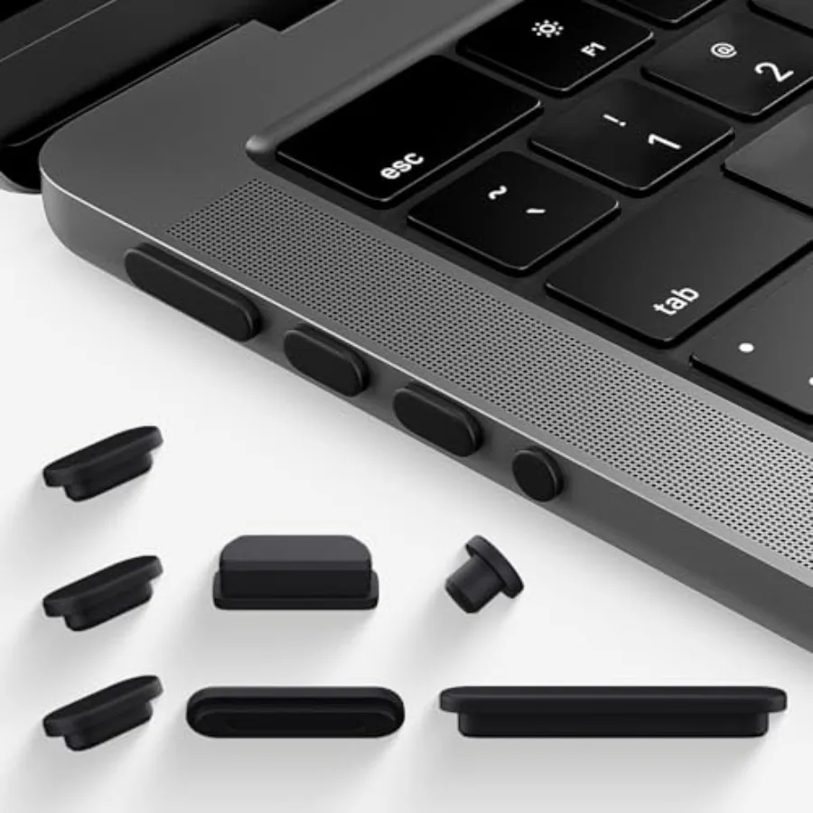 7PCS Anti Dust Port Plugs Accessory Cover for 2026 2025 MacBook Air 13 inch 15.3 inch M5 M4 M3 M2 M1/ 2026-2022 MacBook Pro 14"
7PCS Anti Dust Port Plugs Accessory Cover for 2026 2025 MacBook Air 13 inch 15.3 inch M5 M4 M3 M2 M1/ 2026-2022 MacBook Pro 14"