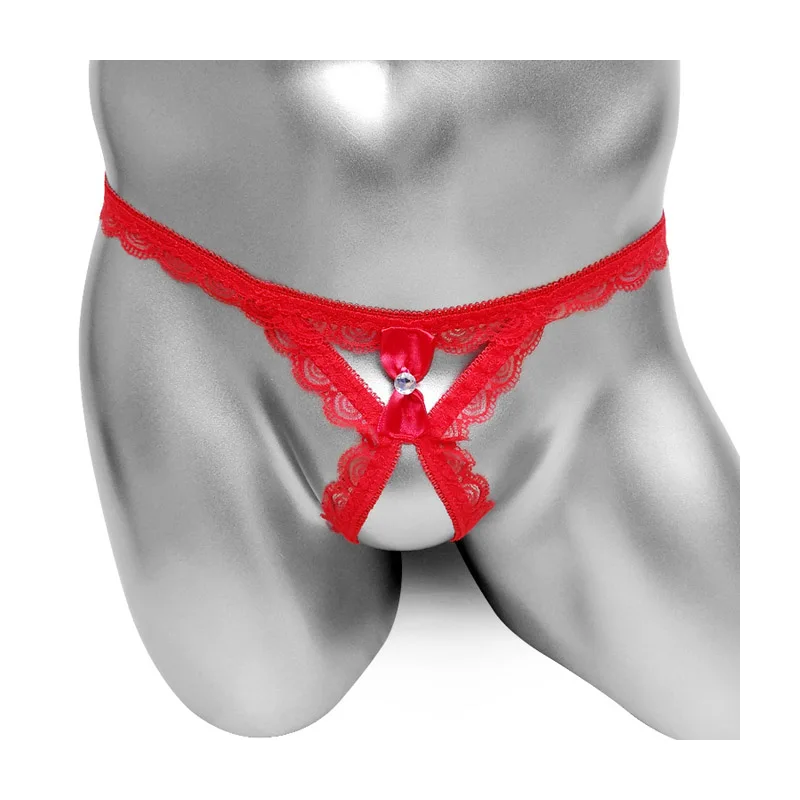 Lace Mens G Sting Open Crotch Underwear Sexy Sissy Thong Panties Fashion Funny Thong FOR Gay Male Bikini Lingerie Sissy Panties
Lace Mens G Sting Open Crotch Underwear Sexy Sissy Thong Panties Fashion Funny Thong FOR Gay Male Bikini Lingerie Sissy Panties
