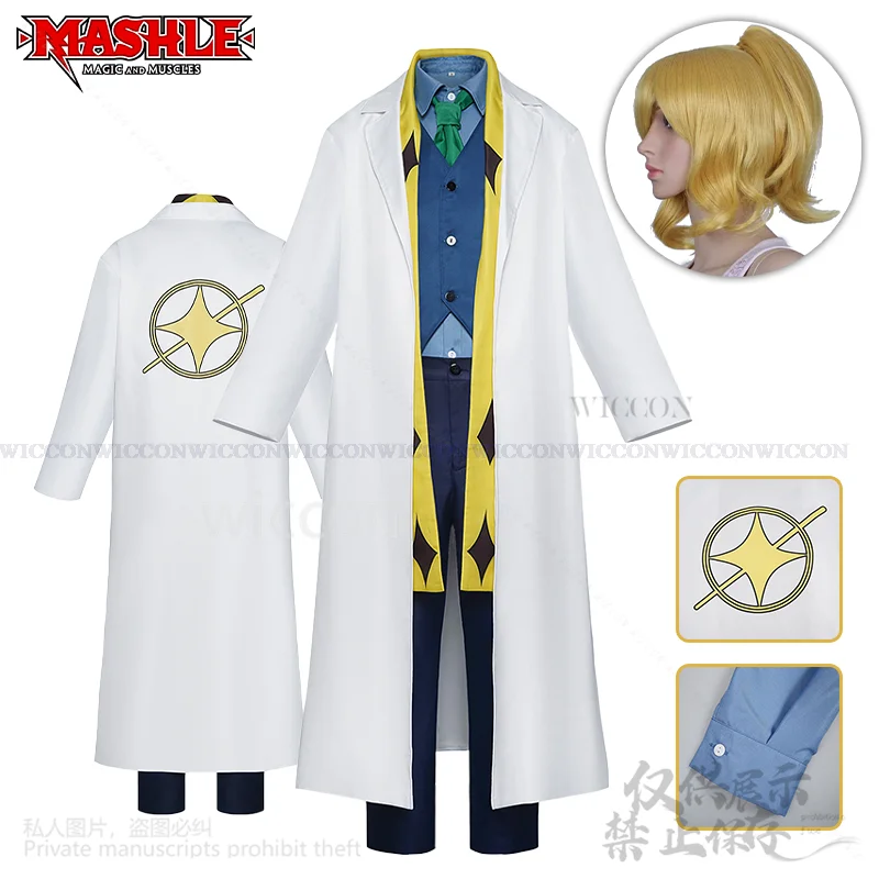 Anime Mashle: Magic Cos Muscles Ryoh Grantz Cosplay Costume Shirt Pants Coat Tie Suit For Halloween Christmas Party
Anime Mashle: Magic Cos Muscles Ryoh Grantz Cosplay Costume Shirt Pants Coat Tie Suit For Halloween Christmas Party