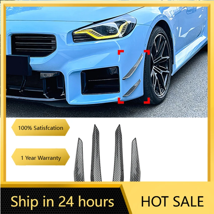 Emblems For BMW 2 Series M2 G87 2023-2025 Front Bumper Lip Splitter Spoiler Cover Air Vent Wind Knife Body Kits
Emblems For BMW 2 Series M2 G87 2023-2025 Front Bumper Lip Splitter Spoiler Cover Air Vent Wind Knife Body Kits