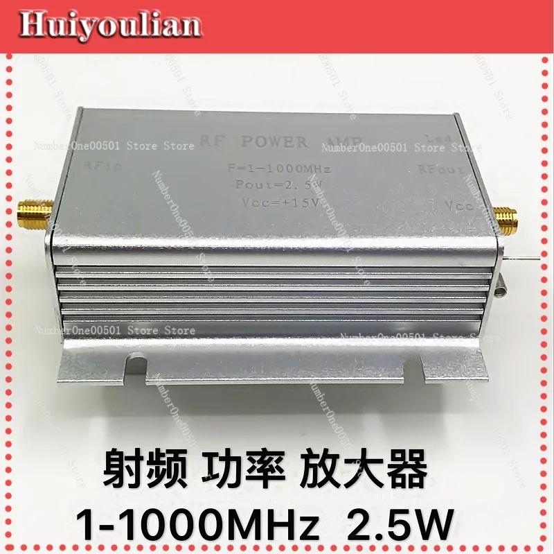 RF, Broadband, Power Amplifier, Power Amplifier (1--1000MHz, 2.5W)
RF, Broadband, Power Amplifier, Power Amplifier (1--1000MHz, 2.5W)