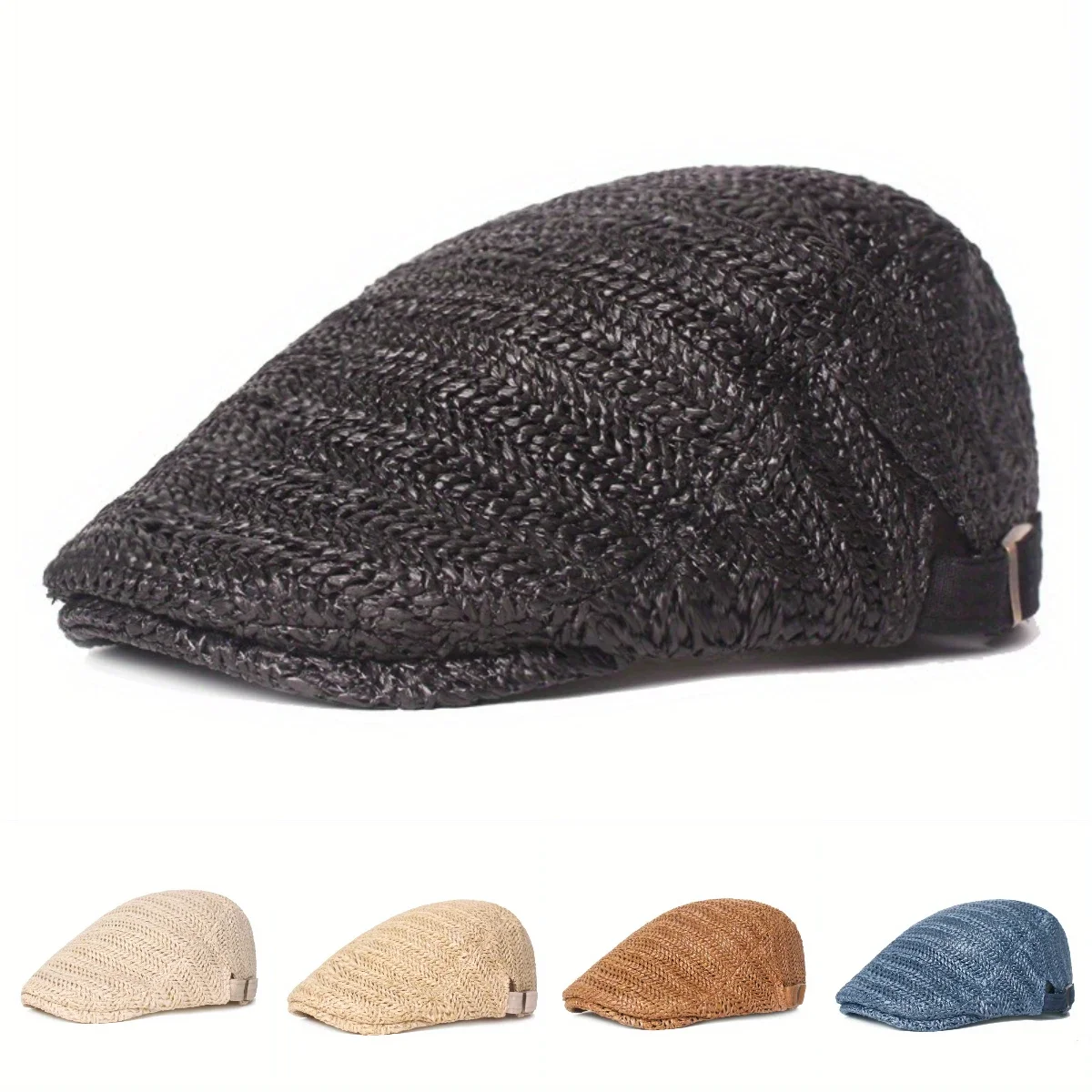 Casual Lightweight Peaked Cap Comfortable and Breathable Beret Outdoor Adjustable Back Button Forward Hat for Man's and Woman's
Casual Lightweight Peaked Cap Comfortable and Breathable Beret Outdoor Adjustable Back Button Forward Hat for Man's and Woman's