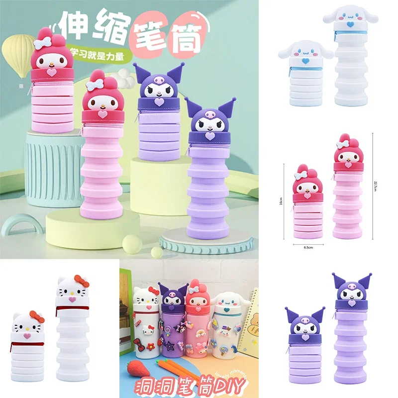 Sanrio Kuromi Telescopic Pencil Box Anime Children's Large Capacity Cute Pencil Box School Stationery Supplies Student Gifts
Sanrio Kuromi Telescopic Pencil Box Anime Children's Large Capacity Cute Pencil Box School Stationery Supplies Student Gifts