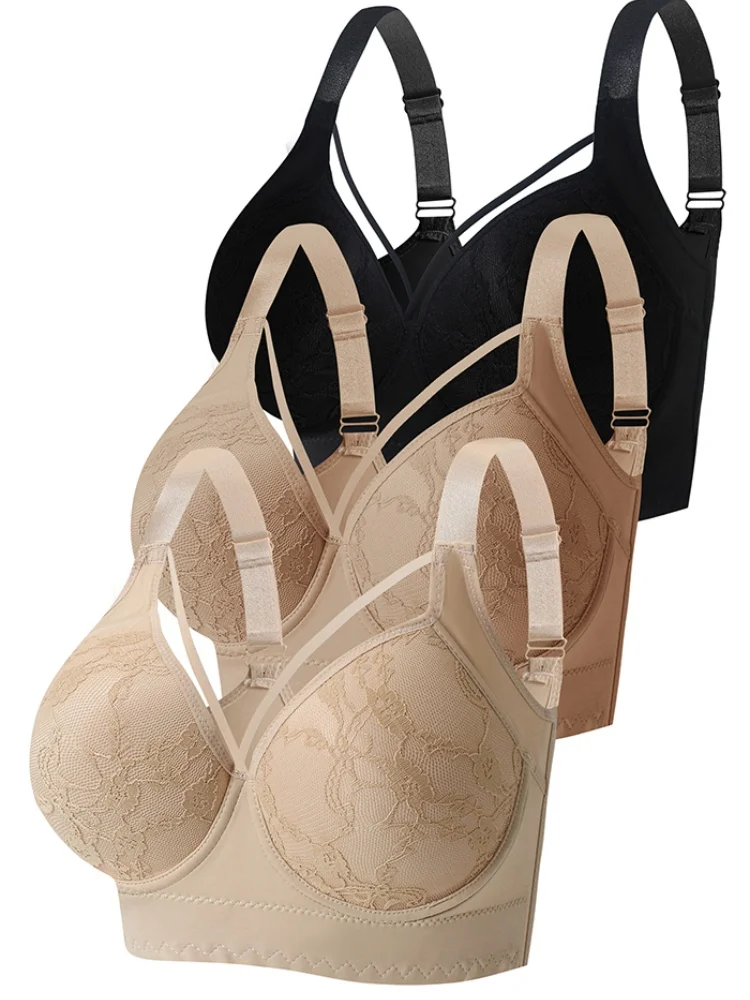 3PCS European and American sizes Lace Bra, Comfy & Breathable Bra, Sexy Women's Lingerie & Underwear
3PCS European and American sizes Lace Bra, Comfy & Breathable Bra, Sexy Women's Lingerie & Underwear