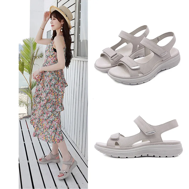 2026 Summer Shoes Women Sandals Thick Sole Soft Comfortable Elegant Ladies Sandals Casual Wear Black Blue Big Size 42 D1030
2026 Summer Shoes Women Sandals Thick Sole Soft Comfortable Elegant Ladies Sandals Casual Wear Black Blue Big Size 42 D1030