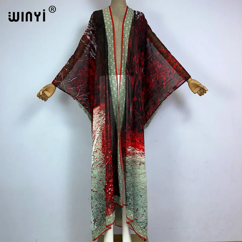 WINYI kimono boho Oil painting printed perspective floor long dress beach wear cover-ups Elegant Holiday beach outfits for women
WINYI kimono boho Oil painting printed perspective floor long dress beach wear cover-ups Elegant Holiday beach outfits for women