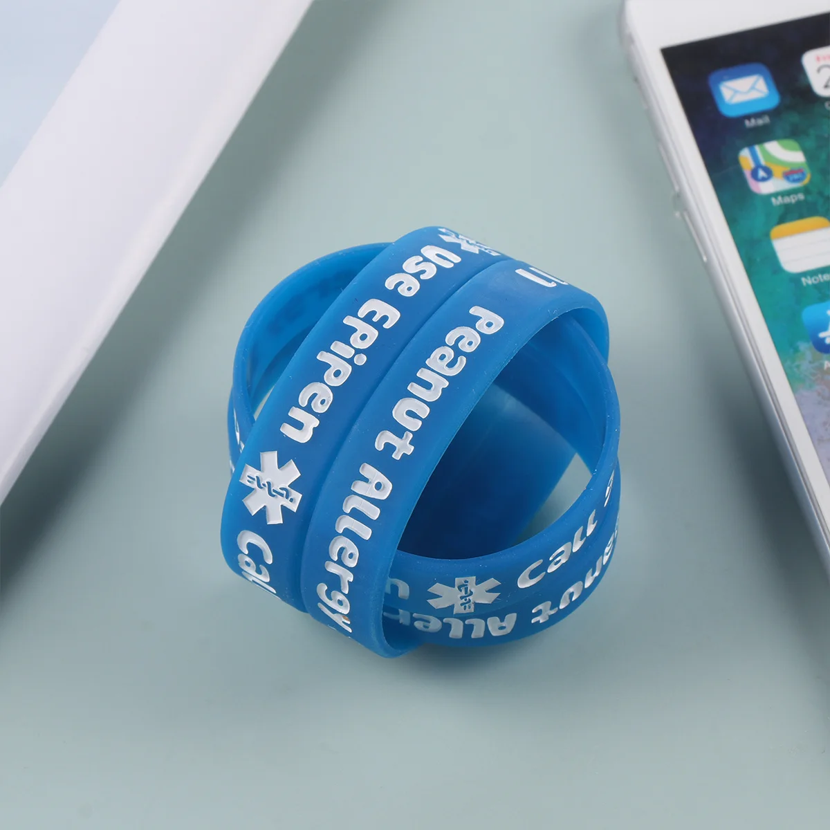 4Pcs Silicone Medical Alert Bracelet for Tough Waterproof Wristband Set Easy Comfortable Wear Party Goody Bag
4Pcs Silicone Medical Alert Bracelet for Tough Waterproof Wristband Set Easy Comfortable Wear Party Goody Bag