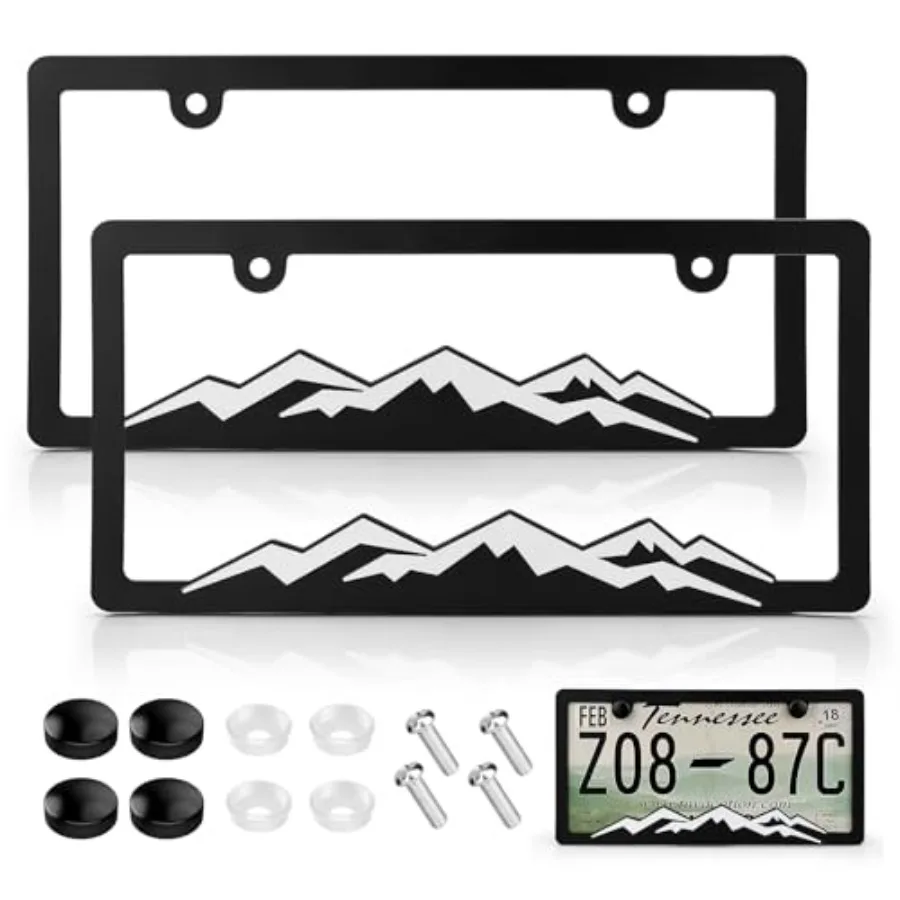 Mountain License Plate Frames, Plastic License Plate Holder Universal Car Tag Bracket, Off Road Style License Plate Holder Cove
Mountain License Plate Frames, Plastic License Plate Holder Universal Car Tag Bracket, Off Road Style License Plate Holder Cove