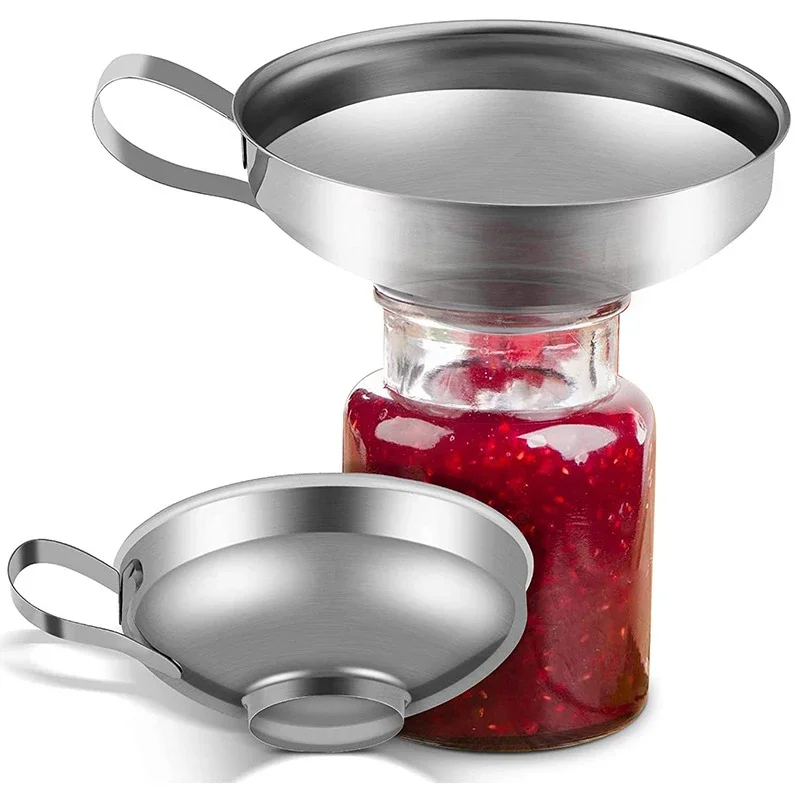 Very Popular 2 Size Stainless Steel Wide Mouth Canning Funnel Salad Dressing Liquid Funnel Hopper Filter Kitchen Tools Gadgets
Very Popular 2 Size Stainless Steel Wide Mouth Canning Funnel Salad Dressing Liquid Funnel Hopper Filter Kitchen Tools Gadgets