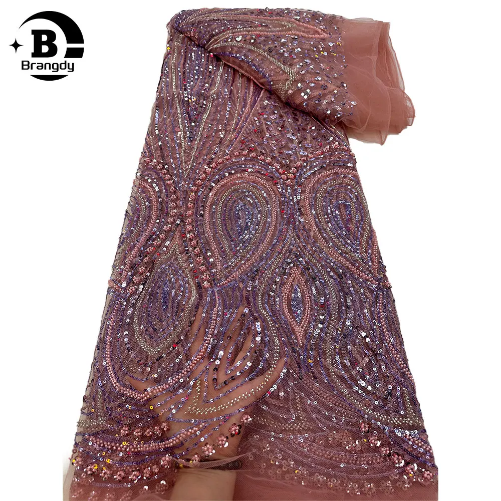 Luxury Sequins Net Lace Fabric 2024 High Quality African Beads Lace Fabrics French Fabric For Women Wedding Party Dress Sewing
Luxury Sequins Net Lace Fabric 2024 High Quality African Beads Lace Fabrics French Fabric For Women Wedding Party Dress Sewing