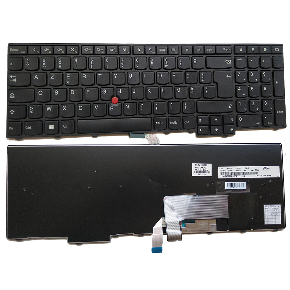 Французский FR с точечной клавиатурой для Lenovo ThinkPad E540 E531 W540 W541T540 T550 W550 L540 L560 T540P T560 P50S L570 AZERTY Clavi
Французский FR с точечной клавиатурой для Lenovo ThinkPad E540 E531 W540 W541T540 T550 W550 L540 L560 T540P T560 P50S L570 AZERTY Clavi