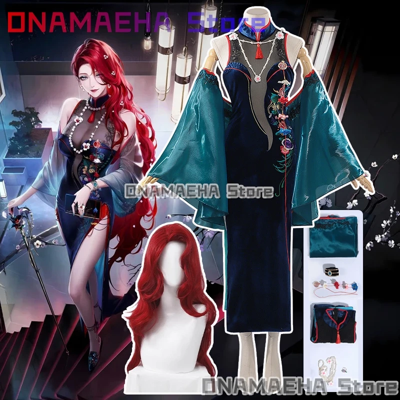 Игра Path To Nowhere Cabernet Косплей Костюм Китайский Стиль Cheongsam Платье Ретро Платье Cabernet Ролевой Парик Обувные Костюмы 3xl
Игра Path To Nowhere Cabernet Косплей Костюм Китайский Стиль Cheongsam Платье Ретро Платье Cabernet Ролевой Парик Обувные Костюмы 3xl