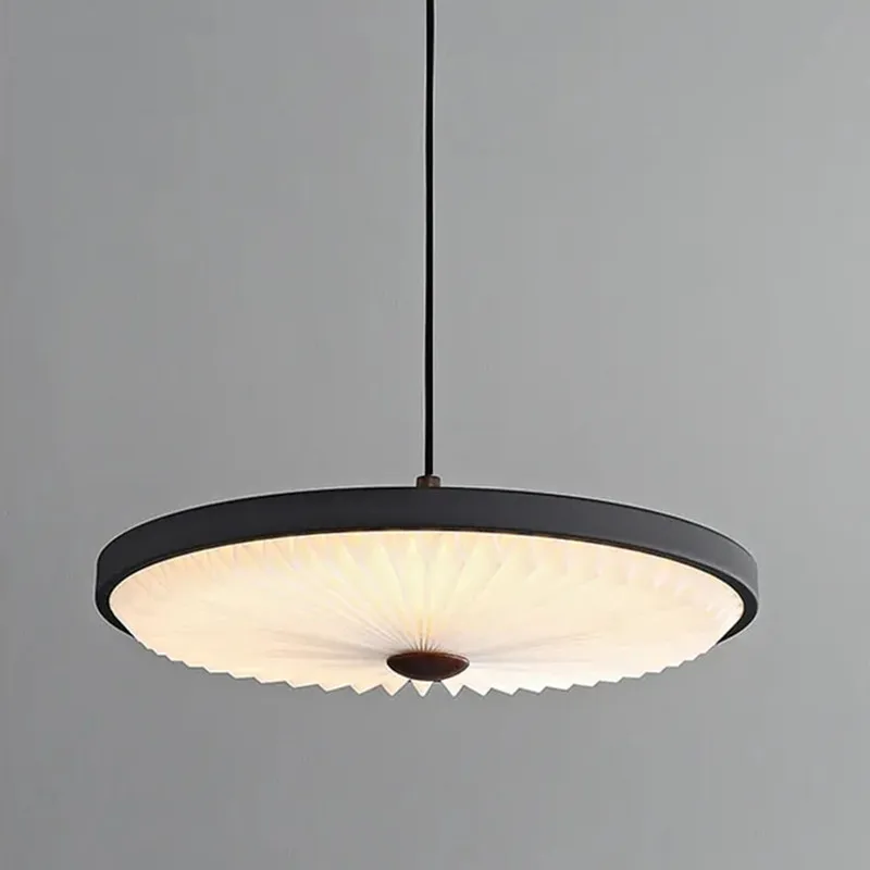 High Grade Modern Restaurant Round Pendant Light Black and White Pleated Bar LED Chandelier Table Bedroom Bedside Ceiling Lamp
High Grade Modern Restaurant Round Pendant Light Black and White Pleated Bar LED Chandelier Table Bedroom Bedside Ceiling Lamp