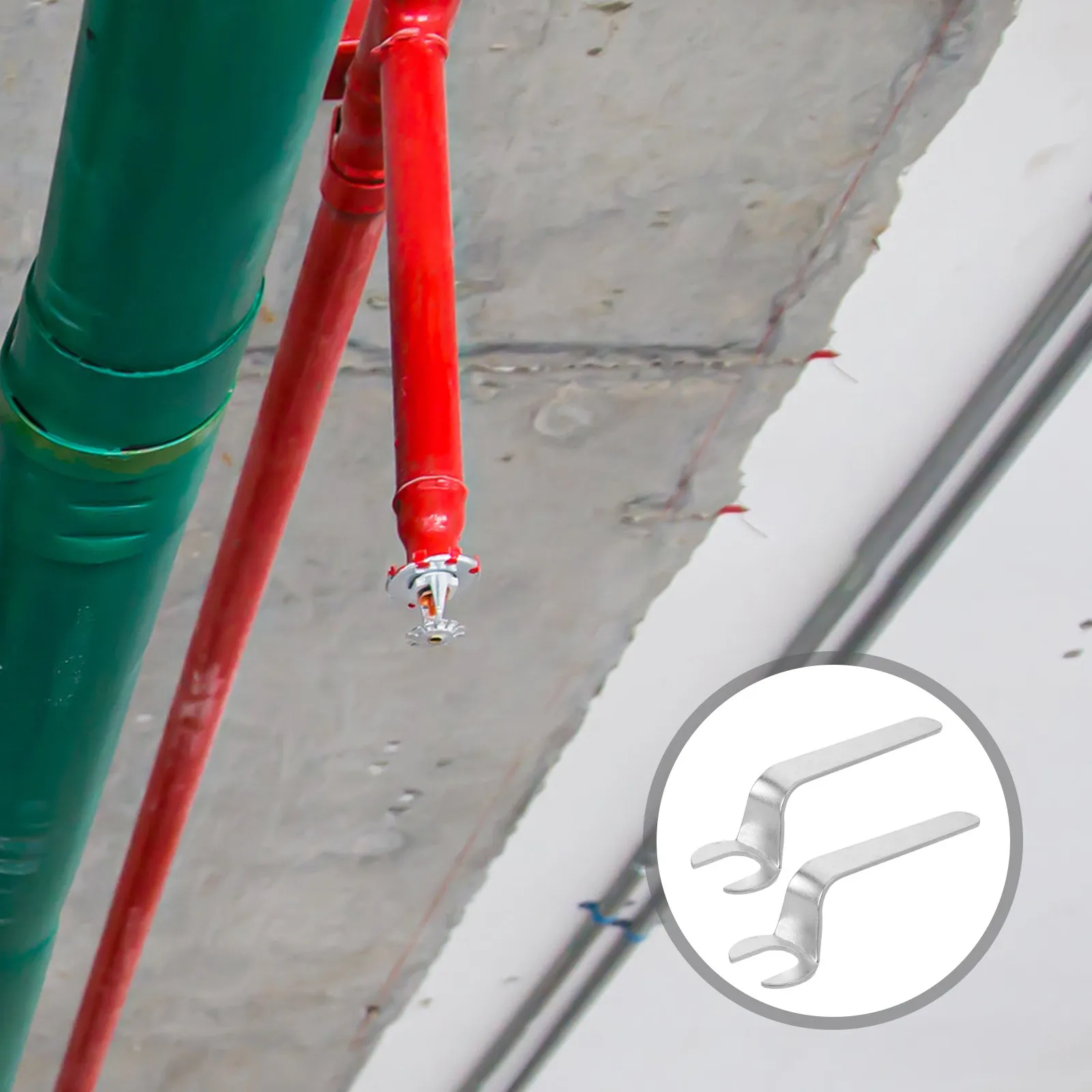 Набор из 2 универсальных ключей для спринклеров, инструмент для быстрого снятия скрытых и настенных пожарных головок, используемых в системах пожаротушения
Набор из 2 универсальных ключей для спринклеров, инструмент для быстрого снятия скрытых и настенных пожарных головок, используемых в системах пожаротушения