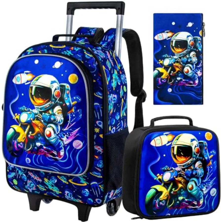 3PCS Rolling Backpack for Girls Boys, Roller Wheeled Bookbag with Lunch Box, Backpacks with Wheels for Elementary
3PCS Rolling Backpack for Girls Boys, Roller Wheeled Bookbag with Lunch Box, Backpacks with Wheels for Elementary