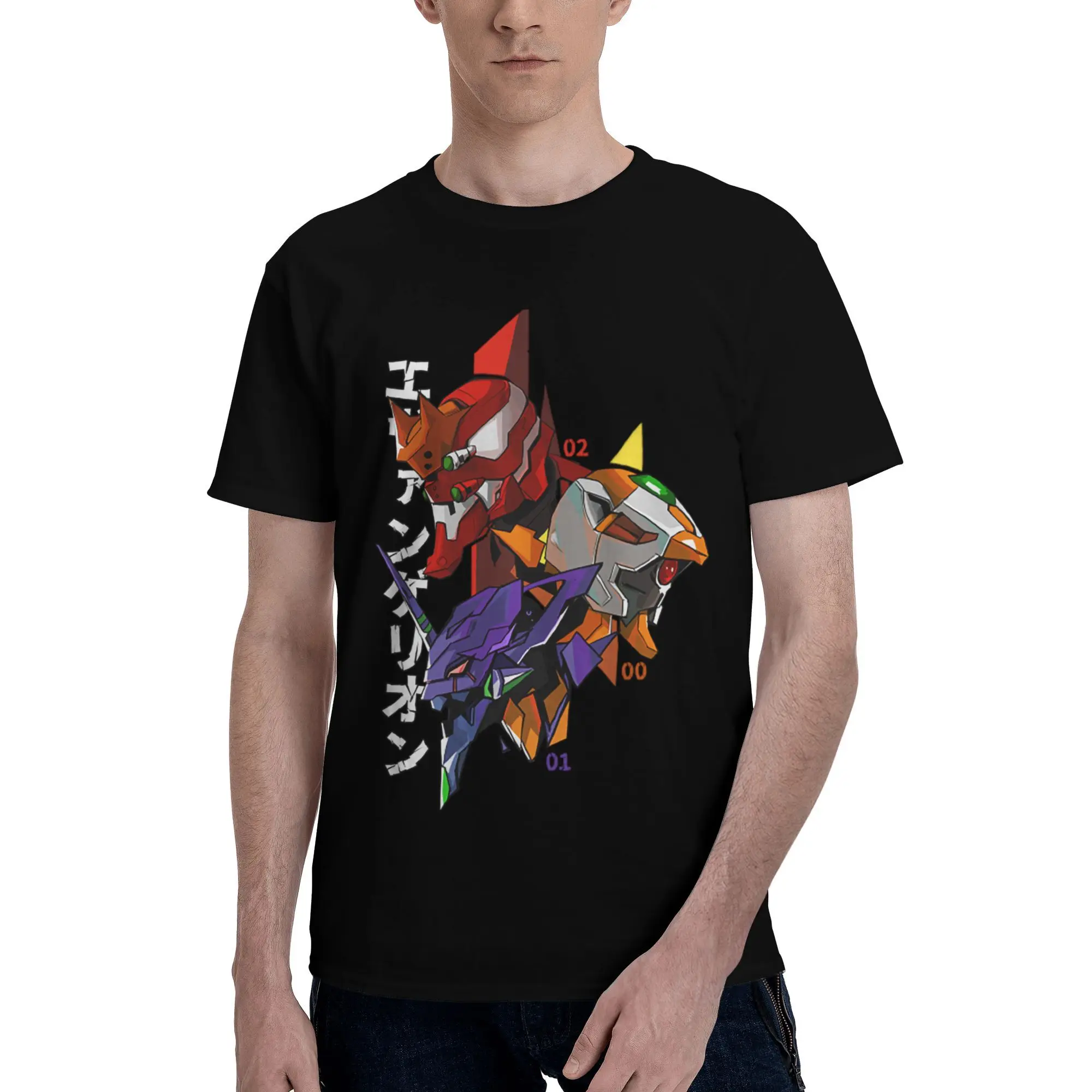 Custom Funny Manga Evangeliones T Shirt Men Short Sleeved T-shirt Printed Tee Tops 100% Cotton Slim Fit Tshirts Merch
Custom Funny Manga Evangeliones T Shirt Men Short Sleeved T-shirt Printed Tee Tops 100% Cotton Slim Fit Tshirts Merch