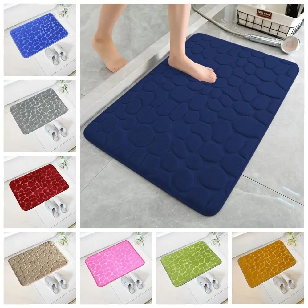 Durable Cobblestone Bath Mat Non-slip Absorbent Shower Doormat Thickened Soft Bathtub Floor Rug
Durable Cobblestone Bath Mat Non-slip Absorbent Shower Doormat Thickened Soft Bathtub Floor Rug