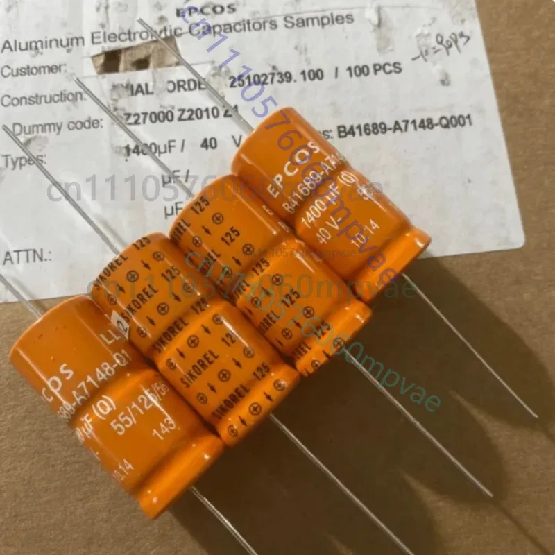 4PCS original B41689-A7148-Q1 1400UF 40V EPCOS Axial Electrolytic Capacitor 18 * 40mm
4PCS original B41689-A7148-Q1 1400UF 40V EPCOS Axial Electrolytic Capacitor 18 * 40mm