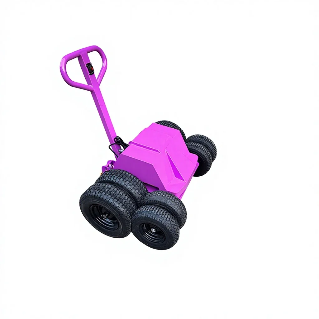 Packaging Truck Trailer Electric trolley with double rubber wheel track for inflatable houses
Packaging Truck Trailer Electric trolley with double rubber wheel track for inflatable houses