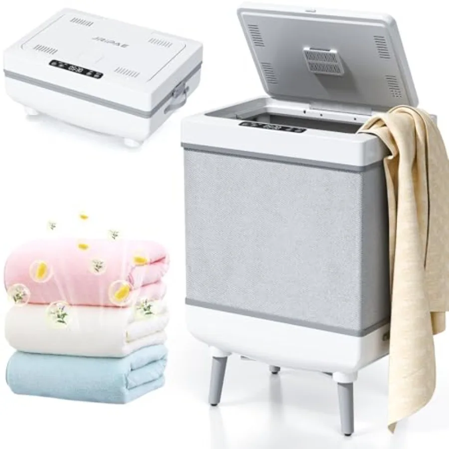 Jripae 35L Towel Warmers for Bathroom Foldable Towel Warmer Bucket Hot Towel Warmer Spa with Dryer Delay Timer and Dry/Heat Mod
Jripae 35L Towel Warmers for Bathroom Foldable Towel Warmer Bucket Hot Towel Warmer Spa with Dryer Delay Timer and Dry/Heat Mod