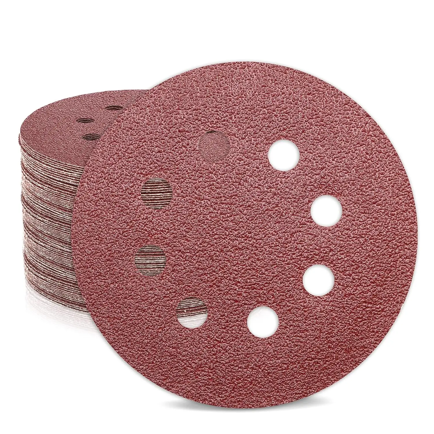 40 Grit 5 Inch Sanding Discs, 8 Hole Hook and Loop, Aluminum Oxide, 30 Pack for Orbital Sanders
40 Grit 5 Inch Sanding Discs, 8 Hole Hook and Loop, Aluminum Oxide, 30 Pack for Orbital Sanders