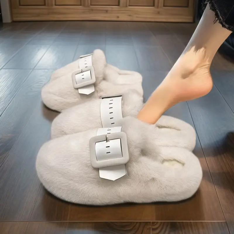 New Winter Home Slippers Outdoor Winter Thick Bottom Soft Bottom Non-slip Plush Slippers Fashion Women Shoes Zapatos De Mujer
New Winter Home Slippers Outdoor Winter Thick Bottom Soft Bottom Non-slip Plush Slippers Fashion Women Shoes Zapatos De Mujer