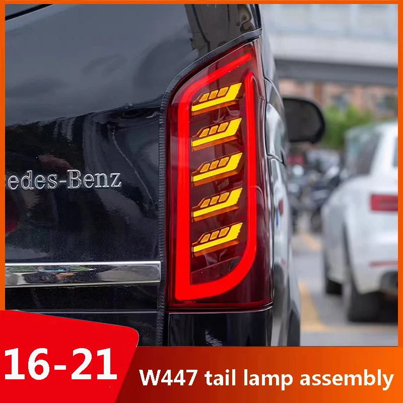 Suitable for 16-21 Mercedes-Benz Witten W447 taillight assembly vitoV260 refitted LED running lights.
Suitable for 16-21 Mercedes-Benz Witten W447 taillight assembly vitoV260 refitted LED running lights.