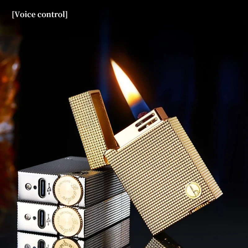 Metal Paris Nail Intelligent Voice Controlled Ignition Kerosene Lighter Visual Gas Window USB Charging Electric Lighters
Metal Paris Nail Intelligent Voice Controlled Ignition Kerosene Lighter Visual Gas Window USB Charging Electric Lighters