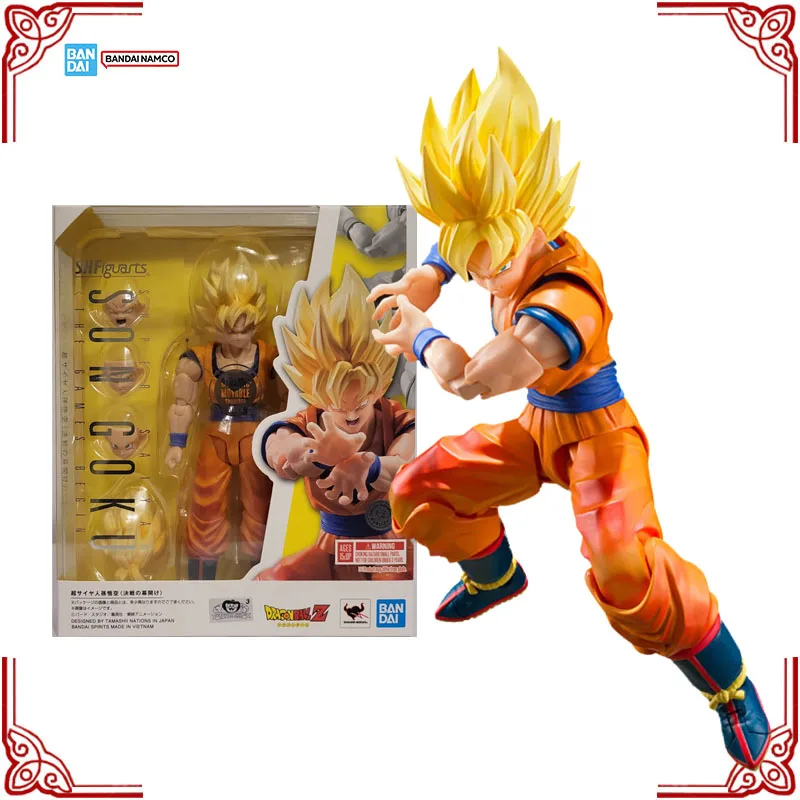 In Stock Genuine Bandai Dragon Ball Model Kit SHF Super Saiyan Son Goku The Games Begin Anime Action Figure Collection Model Toy
In Stock Genuine Bandai Dragon Ball Model Kit SHF Super Saiyan Son Goku The Games Begin Anime Action Figure Collection Model Toy