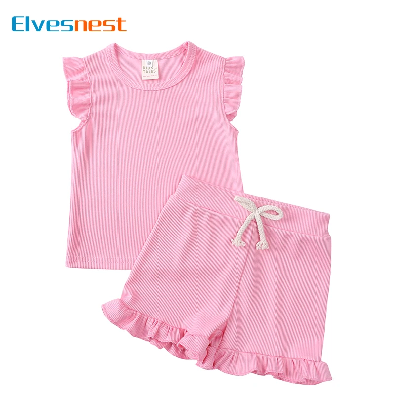 Fashion Solid Color Baby Girl Clothes Sets Sleeveless Tops Shorts 2 PCS Summer Kids Boys Outfit Children Clothing1-6 Years
Fashion Solid Color Baby Girl Clothes Sets Sleeveless Tops Shorts 2 PCS Summer Kids Boys Outfit Children Clothing1-6 Years