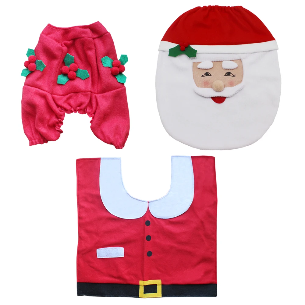 Christmas Supplies Three-piece Toilet Set Christmas Decorations Santa Claus Toilet Set
Christmas Supplies Three-piece Toilet Set Christmas Decorations Santa Claus Toilet Set