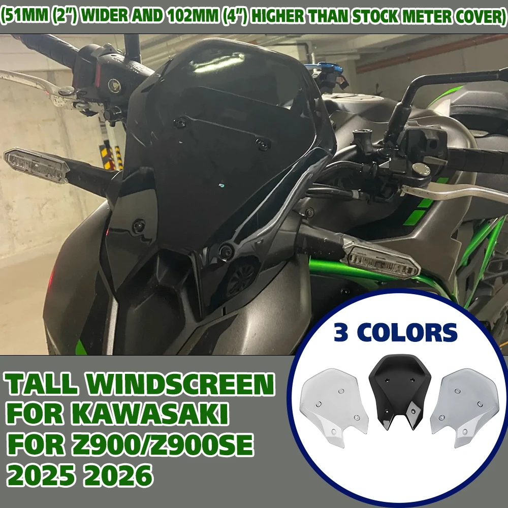 Large Tall Windscreen For Kawasaki Z900 ABS Z 900 SE ABS 2025 2026- Motorcycle Touring WindShield Visor Wind Deflector Protector
Large Tall Windscreen For Kawasaki Z900 ABS Z 900 SE ABS 2025 2026- Motorcycle Touring WindShield Visor Wind Deflector Protector
