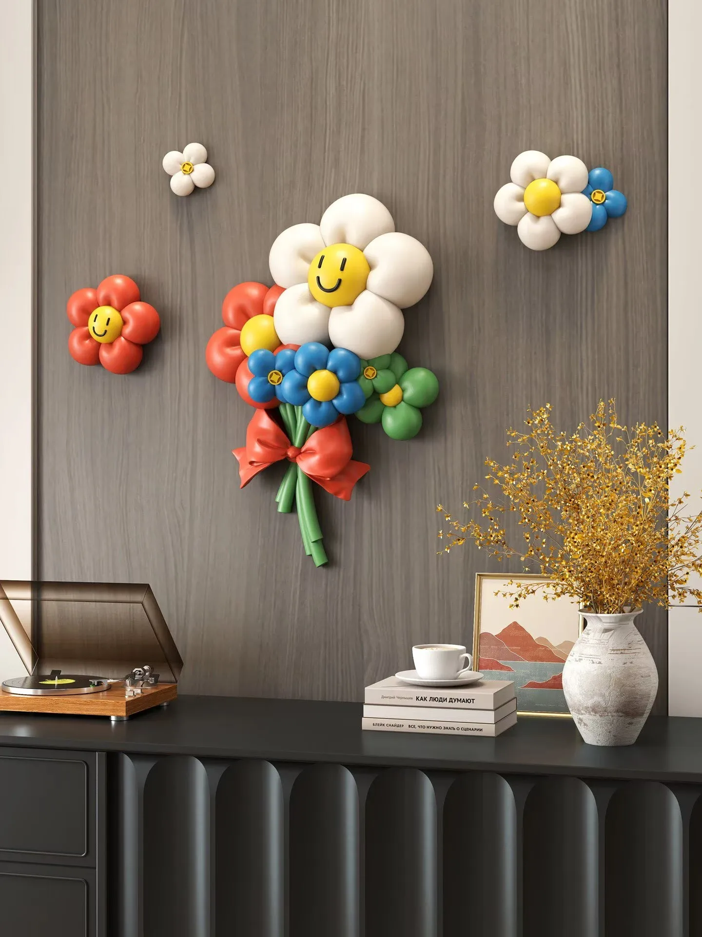 Богатый цветок 3D цветок украшение стены настенные наклейки милый улыбающийся букет лица фон стены красочные настенные подвески
Богатый цветок 3D цветок украшение стены настенные наклейки милый улыбающийся букет лица фон стены красочные настенные подвески