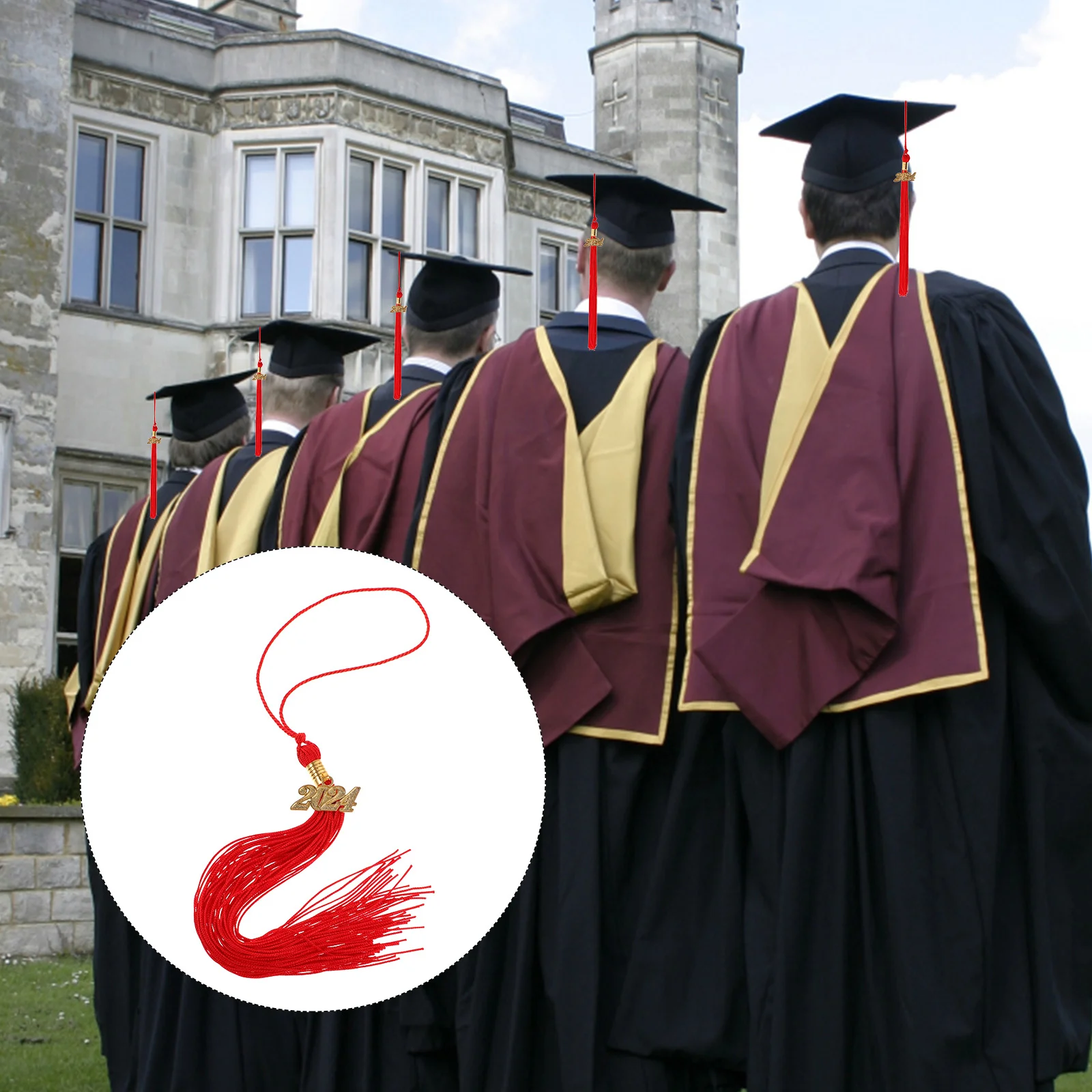 Tehaux 2024 Graduation Tassels Charms Academic Grad Hat Ceremonies Accessories Red
Tehaux 2024 Graduation Tassels Charms Academic Grad Hat Ceremonies Accessories Red