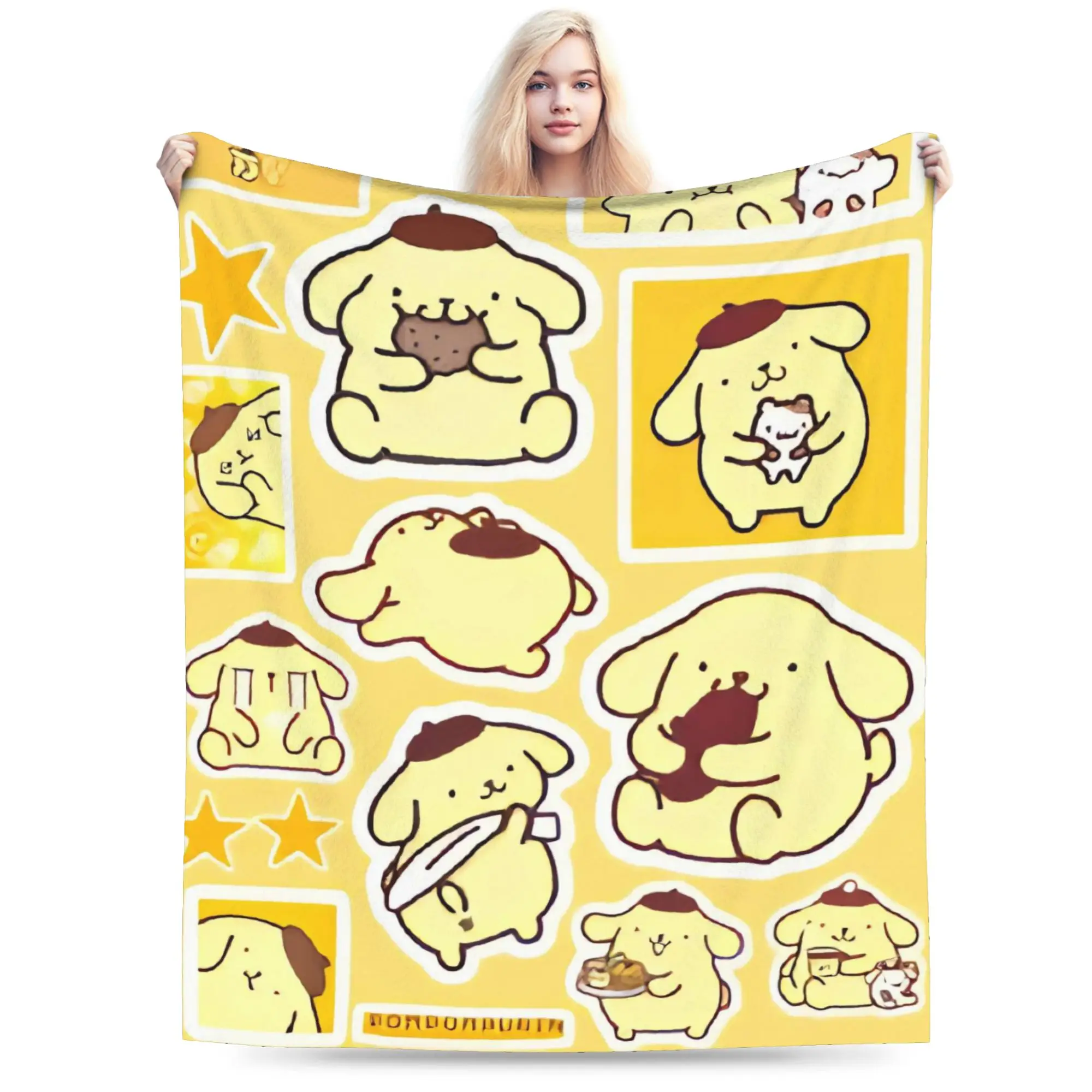 Cute Pompompurin Blanket Quality Super Warm Bedding Throws Winter Girls Boys Outdoor Graphic Bedspread
Cute Pompompurin Blanket Quality Super Warm Bedding Throws Winter Girls Boys Outdoor Graphic Bedspread