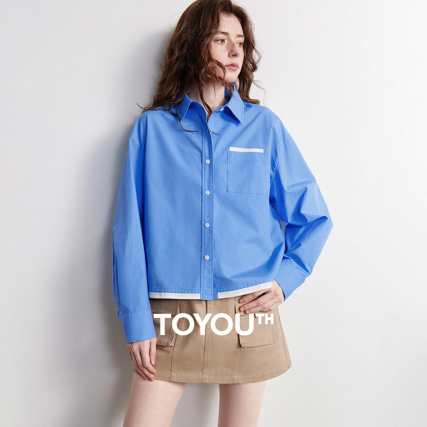 TOYOUTH Women Cotton Shirt 2026 Spring New Color Block Patchwork Fake Two Piece Casual Pullover Tops
TOYOUTH Women Cotton Shirt 2026 Spring New Color Block Patchwork Fake Two Piece Casual Pullover Tops