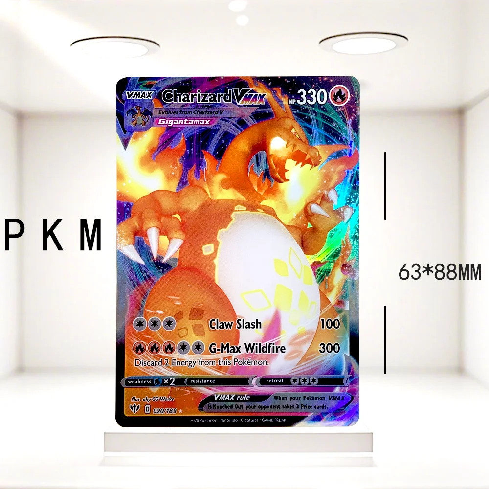 PKM PTCG Foil Game Trading Collection Proxy Cards Charizard Giratina Calyrex Hobbies Rare Collection Battle Cards Toys Gifts
PKM PTCG Foil Game Trading Collection Proxy Cards Charizard Giratina Calyrex Hobbies Rare Collection Battle Cards Toys Gifts