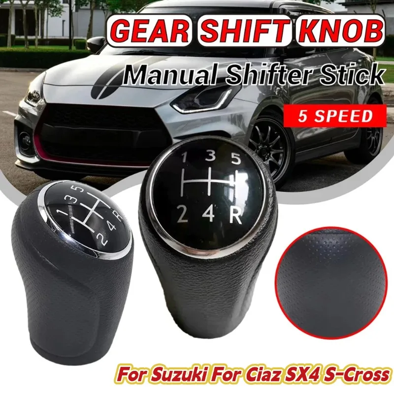 Manual Gear Shift Knob For Suzuki For Ciaz SX4 S-Cross 2015-2022 5 Speed Shift Knob Replacment Car Interior Parts
Manual Gear Shift Knob For Suzuki For Ciaz SX4 S-Cross 2015-2022 5 Speed Shift Knob Replacment Car Interior Parts