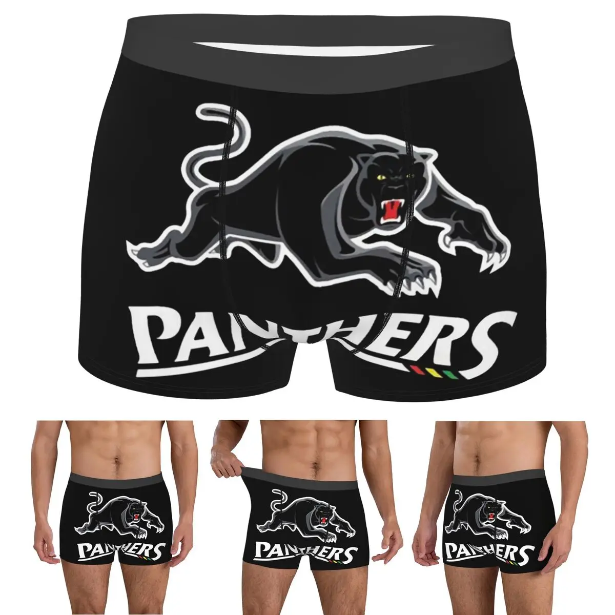 Boxer Underpants Shorts Panthers-Penrit Panties Men's Ventilate Underwear for Homme Man Boyfriend Gifts 
Boxer Underpants Shorts Panthers-Penrit Panties Men's Ventilate Underwear for Homme Man Boyfriend Gifts