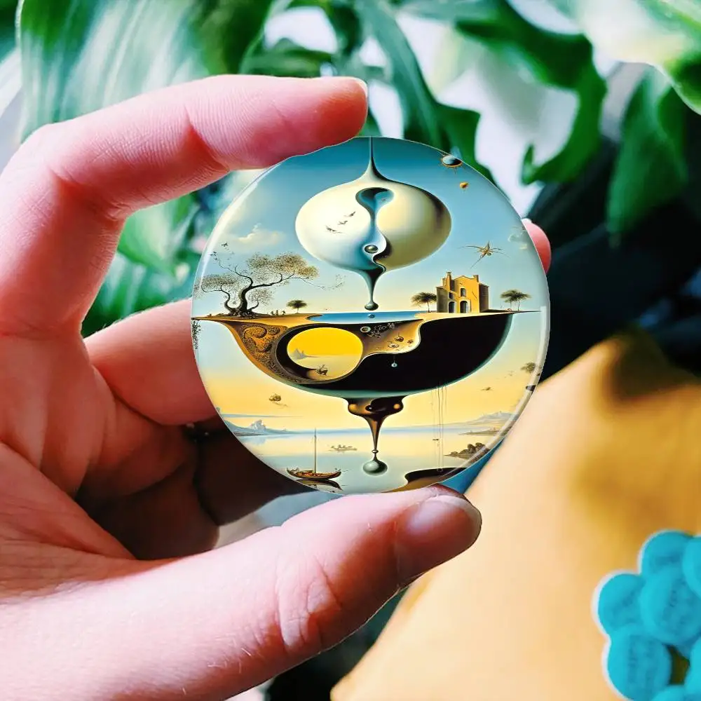 Surrealism Famous Artwork By Salvador Dali 58mm Cute Series Pins Funny Badge Interesting Cartoon Brooches Accessory
Surrealism Famous Artwork By Salvador Dali 58mm Cute Series Pins Funny Badge Interesting Cartoon Brooches Accessory