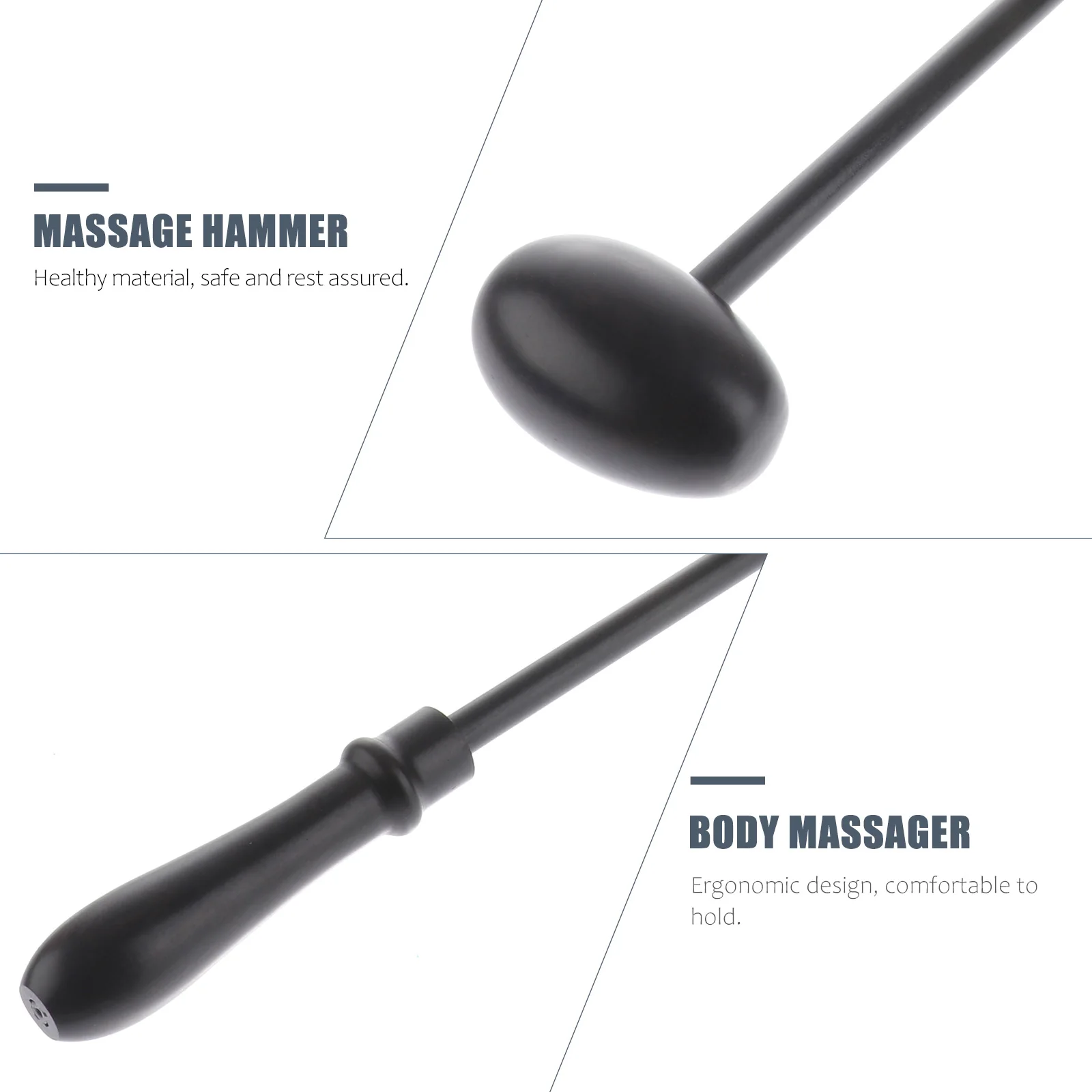 1pc Portable Back Massager Ergonomic Handle Durable Smooth Surface Body Hammer For Home Stress Relief Therapy Knocker Handheld
1pc Portable Back Massager Ergonomic Handle Durable Smooth Surface Body Hammer For Home Stress Relief Therapy Knocker Handheld