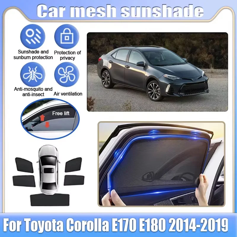 Car Mesh Sunshade For Toyota Corolla E170 E180 2014-2019 Window Sun Visor Magnetic Privacy Curtain Anti Mosquito Auto Accessorie
Car Mesh Sunshade For Toyota Corolla E170 E180 2014-2019 Window Sun Visor Magnetic Privacy Curtain Anti Mosquito Auto Accessorie