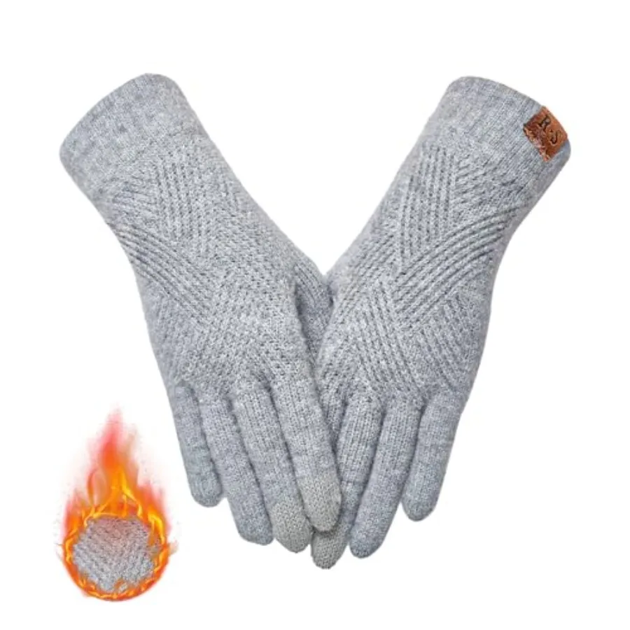 REACH STAR Winter Gloves for Women Touch Screen Thermal Lining Warm Gloves Cold Weather Christmas Gifts
REACH STAR Winter Gloves for Women Touch Screen Thermal Lining Warm Gloves Cold Weather Christmas Gifts