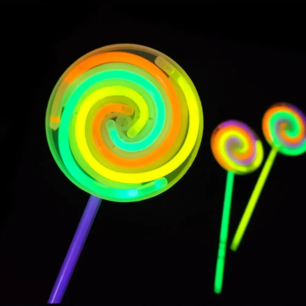 3pc/set Rotating Lollipop Glow Stick Noctilucent Windmill Luminous Lollipop Flashlight Light up Fluorescent Light Sticks
3pc/set Rotating Lollipop Glow Stick Noctilucent Windmill Luminous Lollipop Flashlight Light up Fluorescent Light Sticks