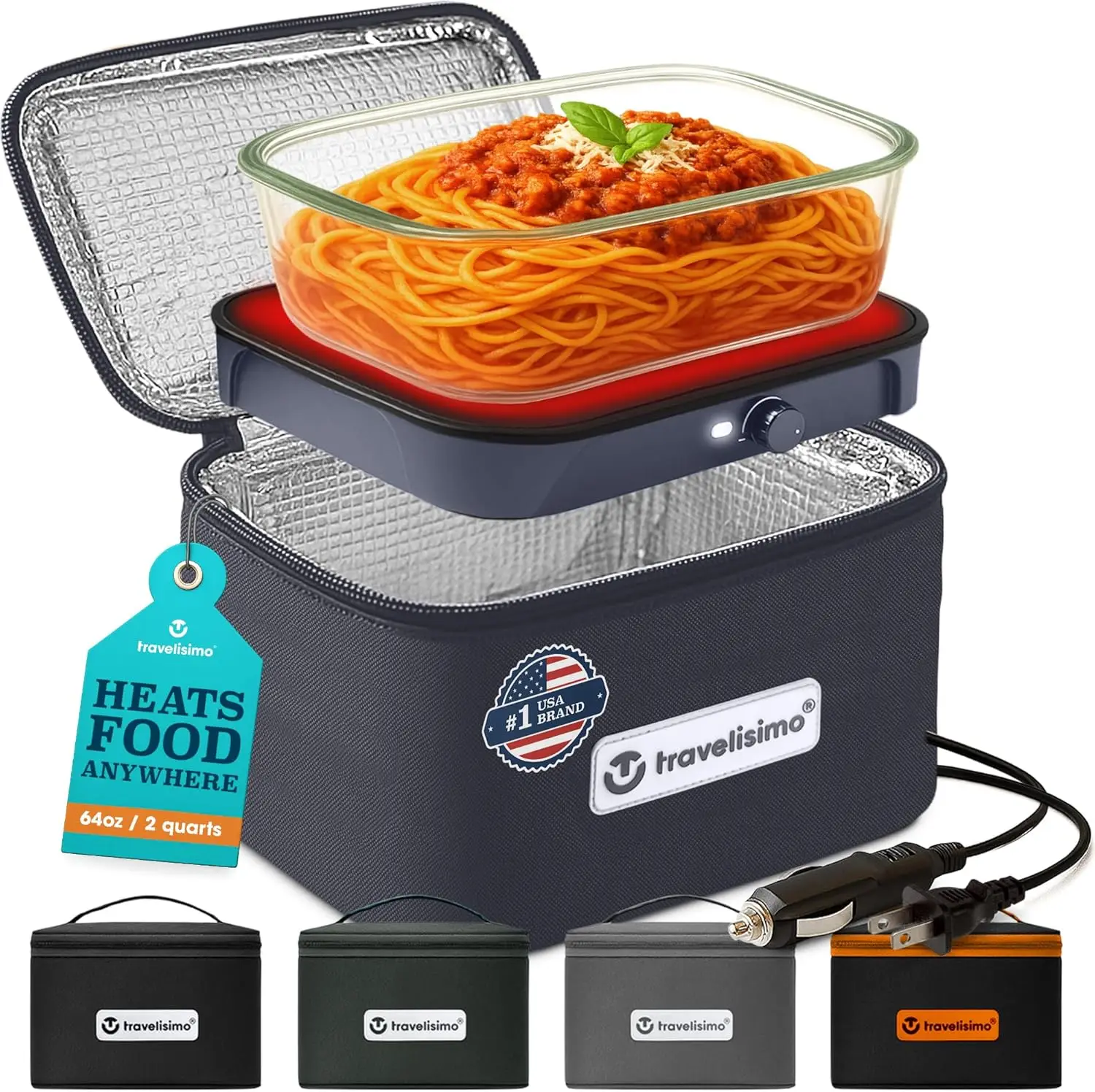 Portable Microwave, Portable Food Warmer For Work & Home Use, Heated Lunch Box 12V/24V/110V, Portable Oven 3-in-1 Food
Portable Microwave, Portable Food Warmer For Work & Home Use, Heated Lunch Box 12V/24V/110V, Portable Oven 3-in-1 Food
