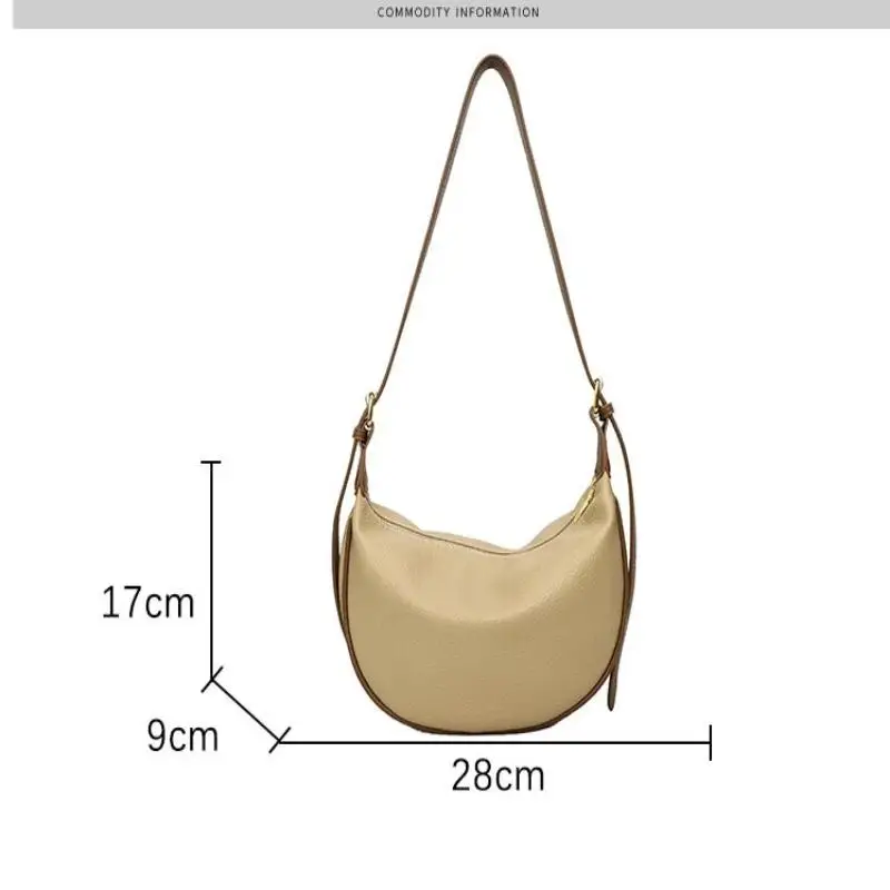 Fashion Soft Leather Crescent Crossbody Bags Casual Hobo Sling Shoulder Bag With Adjustable Strap Roomy For Daily Commute Travel
Fashion Soft Leather Crescent Crossbody Bags Casual Hobo Sling Shoulder Bag With Adjustable Strap Roomy For Daily Commute Travel