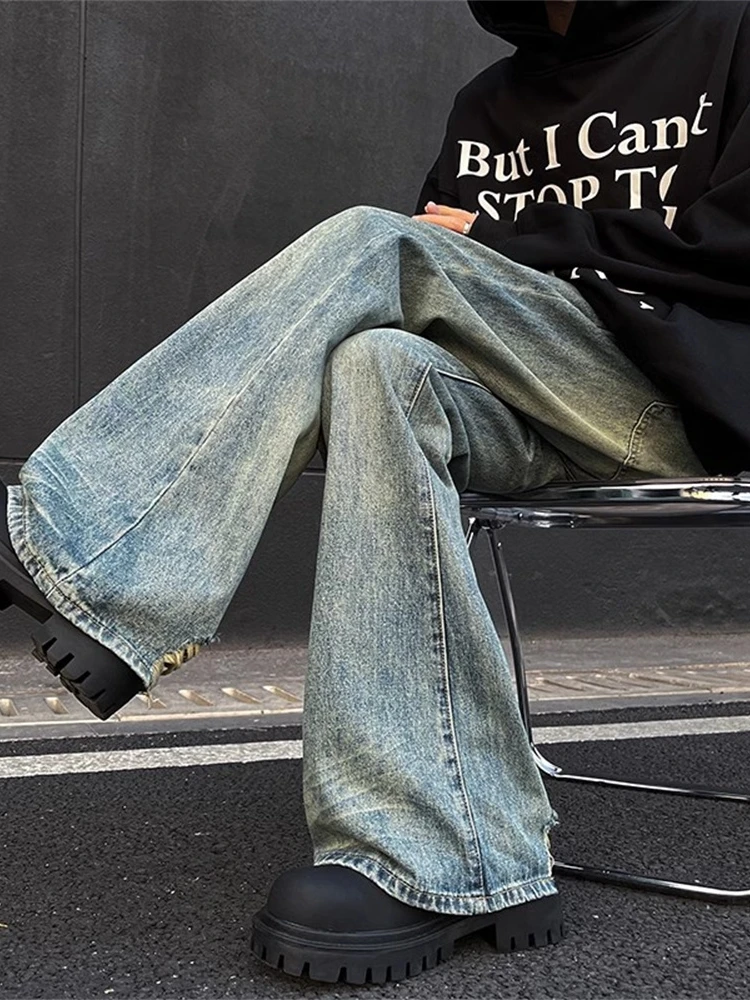 Heavy Du Waed Vintage Men's Jeans Loose Straight Leg Old School Bell Bot Street Sle American Vibe Pure Color down J...
Heavy Du Waed Vintage Men's Jeans Loose Straight Leg Old School Bell Bot Street Sle American Vibe Pure Color down J...