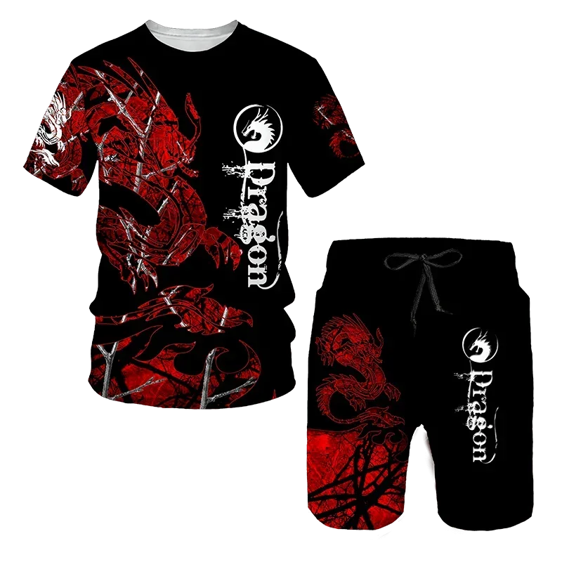 Vintage Dragon Pattern Print Suit 2 Pcs Men 3D Sets T-shirt Shorts Set New O-neck Hawaii Fashion Sweatshirt Casual
Vintage Dragon Pattern Print Suit 2 Pcs Men 3D Sets T-shirt Shorts Set New O-neck Hawaii Fashion Sweatshirt Casual